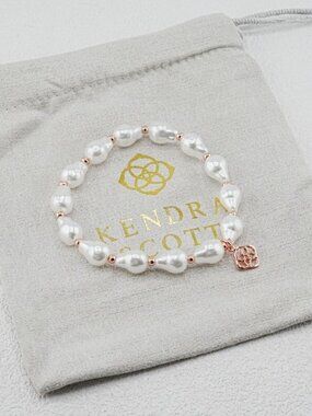Kendra Scott Teardrop Pearl Bracelet